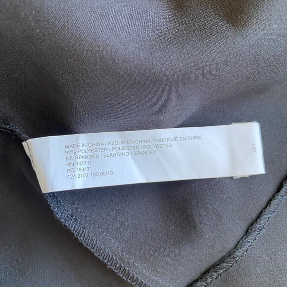 NWT Eloquii Women's Size 28 Boat Neck Cloak Sleeves Cocktail Cape Dress Black - Picture 12 of 16